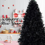 The 6-Foot Pre-Lit Black Christmas Tree