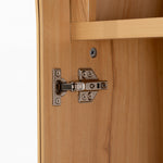 K&K 71' Tall Arched Kitchen Pantry Cabinet with Adjustable Shelves