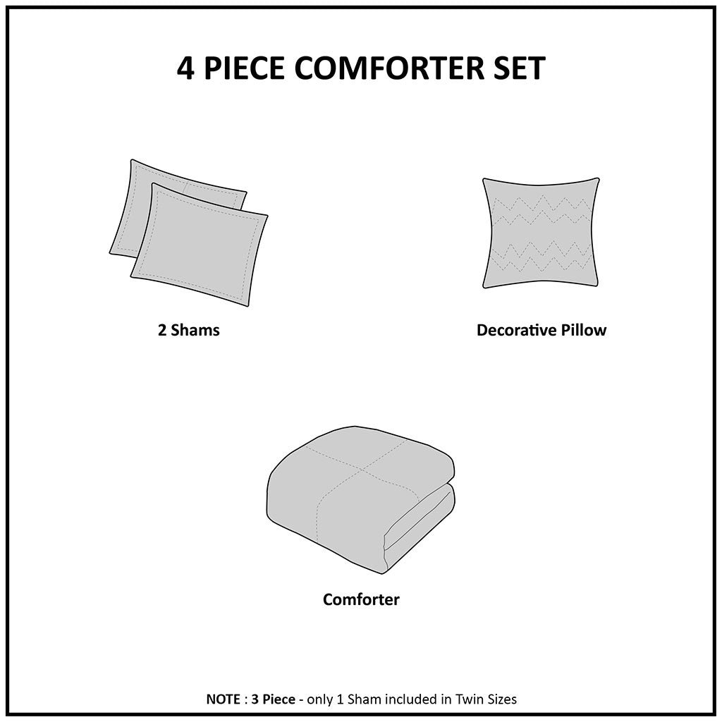 King Plush to Sherpa Down Alternative Comforter Set