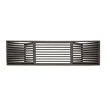 Gloaming Outdoor Bench With Slat Design And Triangular Base