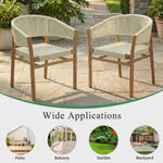 Outdoor Accent Chair Set - 2 Person Seating Group
