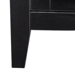 Cabinet With 4 Doors and 4 Open Shelves Freestanding Sideboard