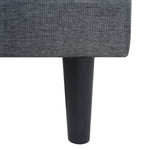Modern Queen Size Upholstered Platform Bed Frame