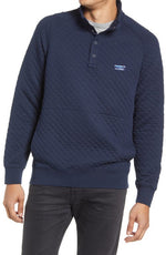 LLBean Quilted Sweatshirt - Classic Navy