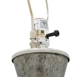 Hand-Finished Mercury Glass Table Lamp