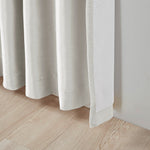 Twist Tab Total Blackout Window Curtain Panel White 50x95