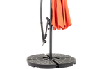 10ft Offset Hanging Market Patio Umbrella with Easy Tilt Adjustment