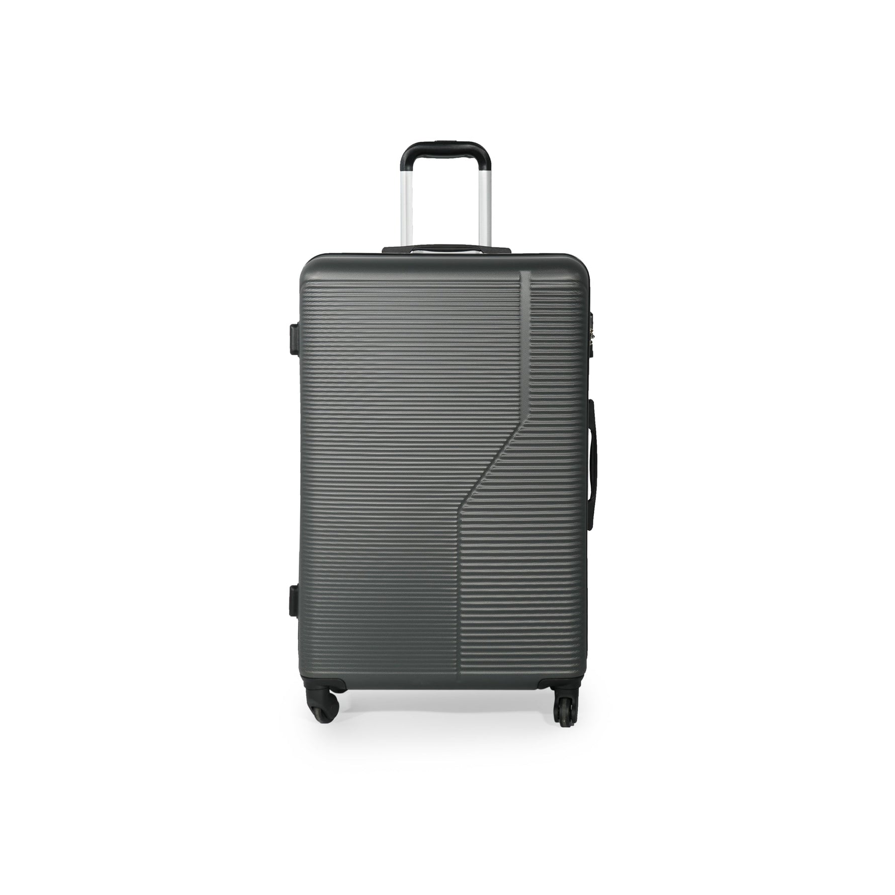 7-Piece Luggage Set ABS Lightweight & Durable Suitcase with Spinner Wheels TSA Lock (20/24/28) Dark Grey