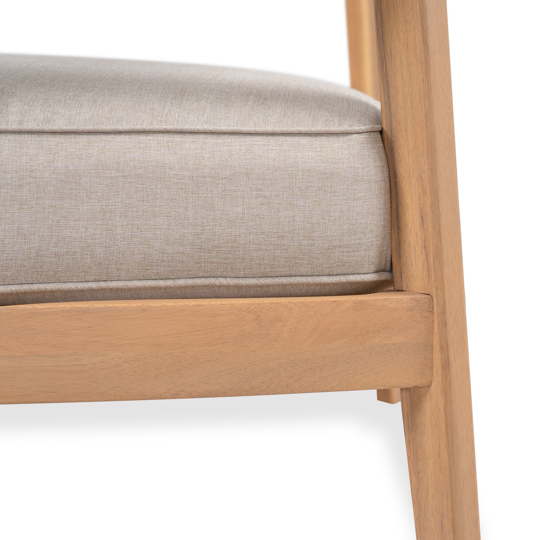 Mallorca Acacia Wood Club Chair With Seat Cushion