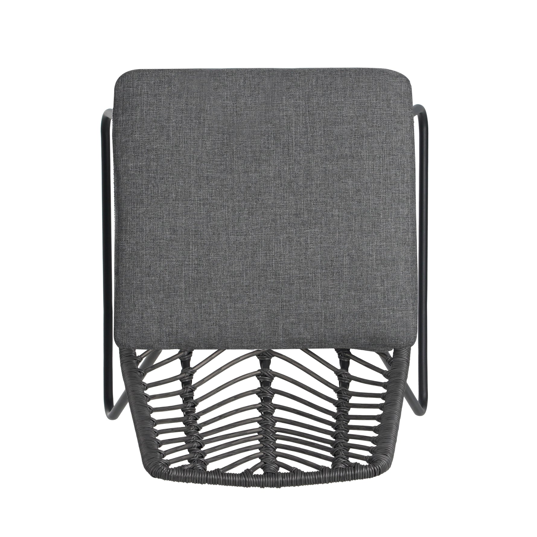 DEJA Chair 2PCS with 2 Cushions, Gray