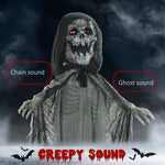 74" Animated Skeleton Witch of the Haunted Hollow