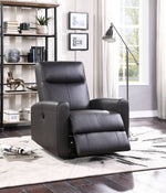 Blane Top Grain Leather Match Power Motion Recliner - Brown