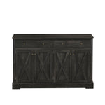 Vintage Sideboard With 2 Drawers And Four Doors For Living Room