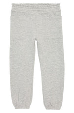 Tucker + Tate Kids' Ruffle Waist Cotton Blend Joggers in Grey Light Heather  Size 2