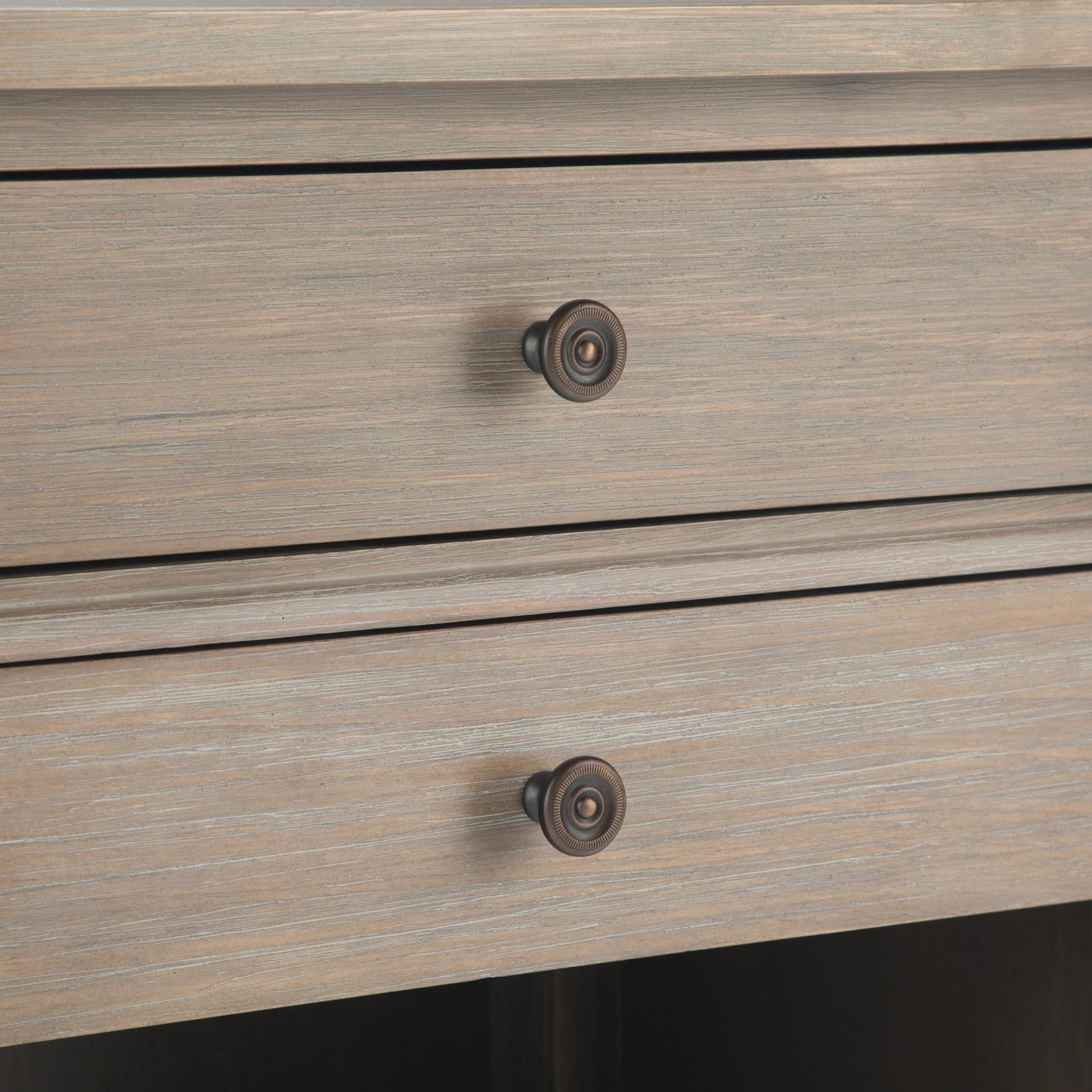 Carlton Bedside Table - Distressed Grey