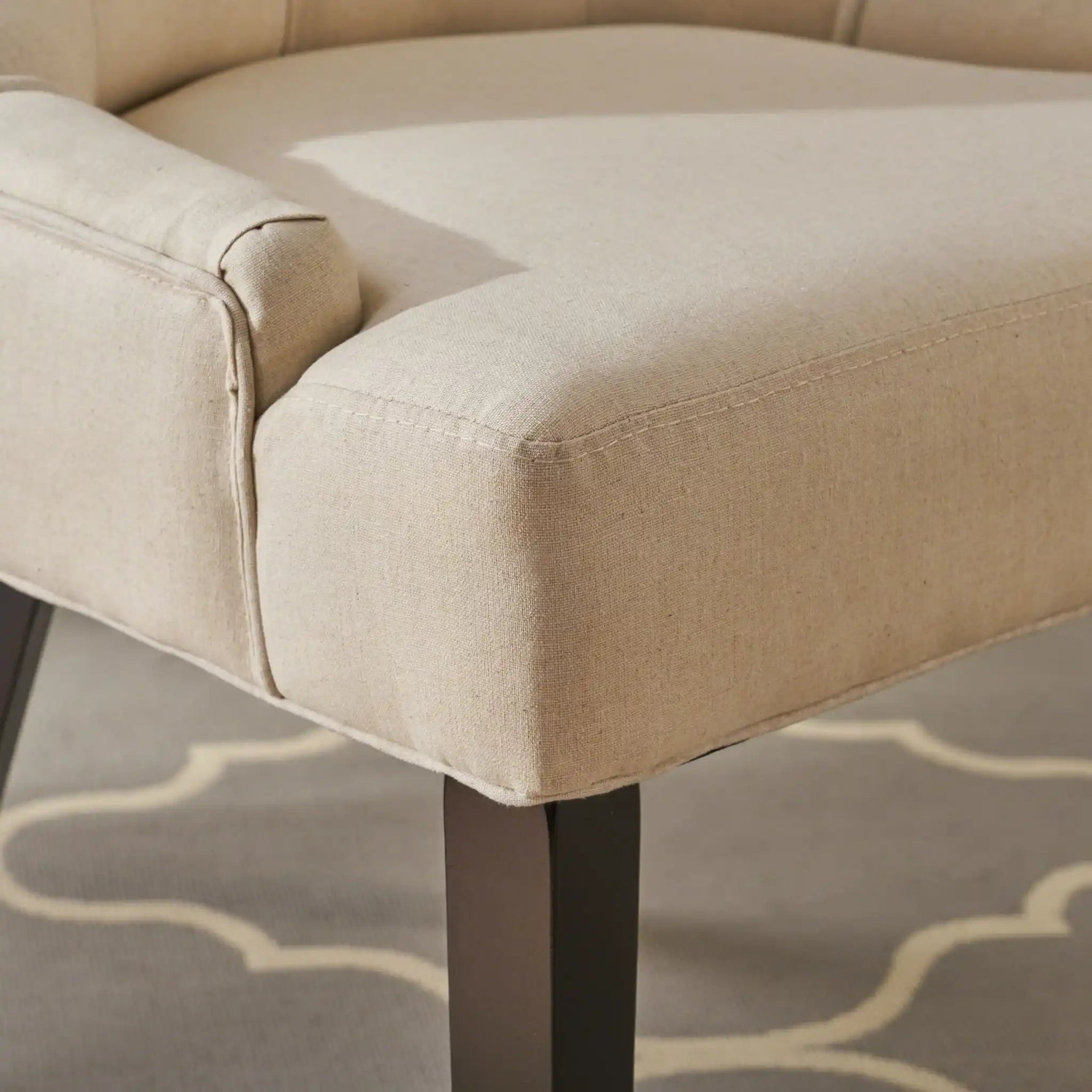 Cheney Contemporary Dining Chair Tufted Upholstery (Set of 2)