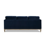 Knox 84' Modern Farmhouse Sofa, Dark Navy Blue Performance Velvet