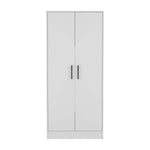 Canaan 2-Piece Bedroom Set, Armoire + Dresser, White