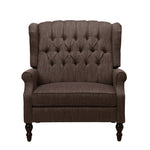 Dunham Contemporary Fabric Tufted Oversized Pushback Recliner