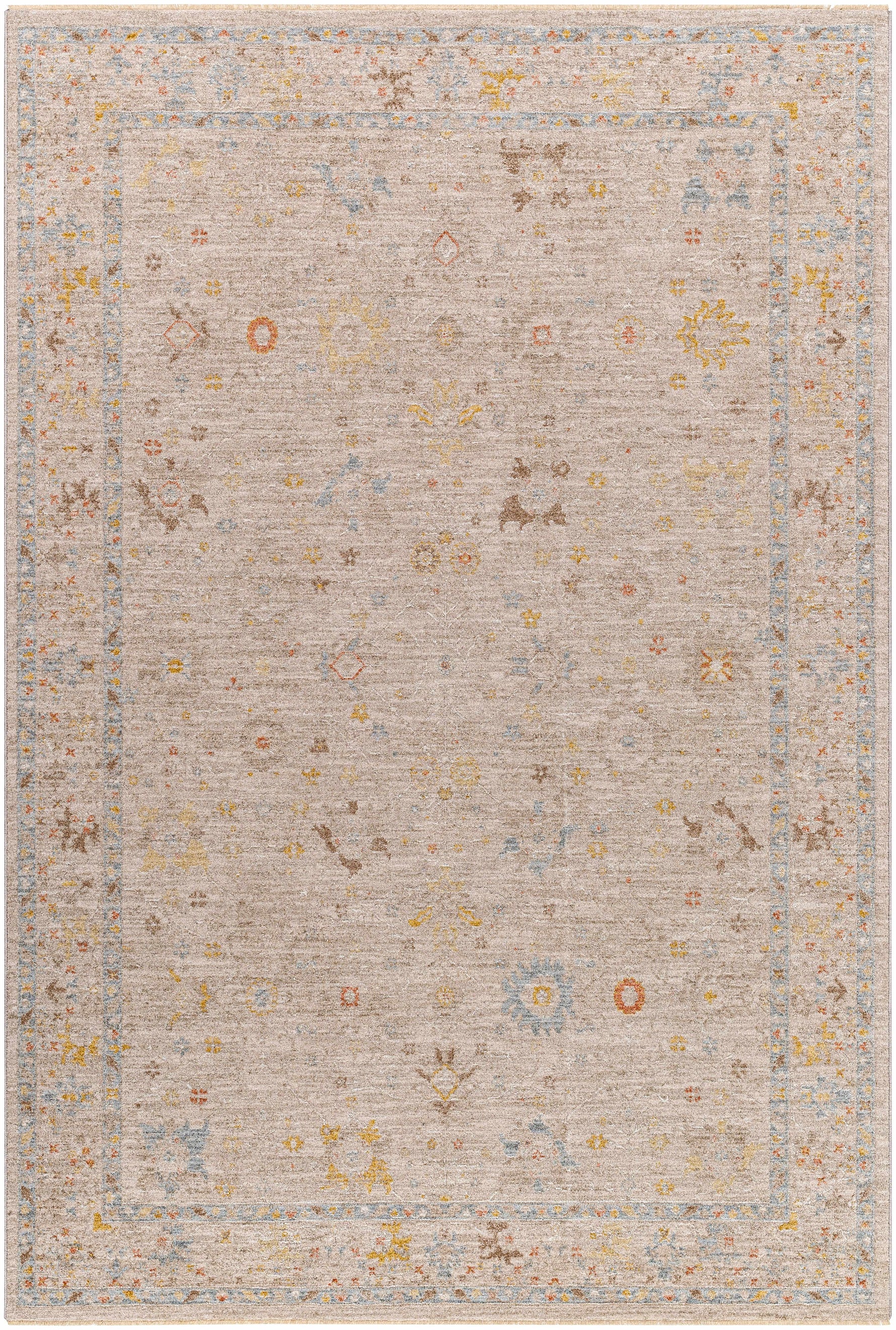 Amina Oushak Thick Luxe Area Rug