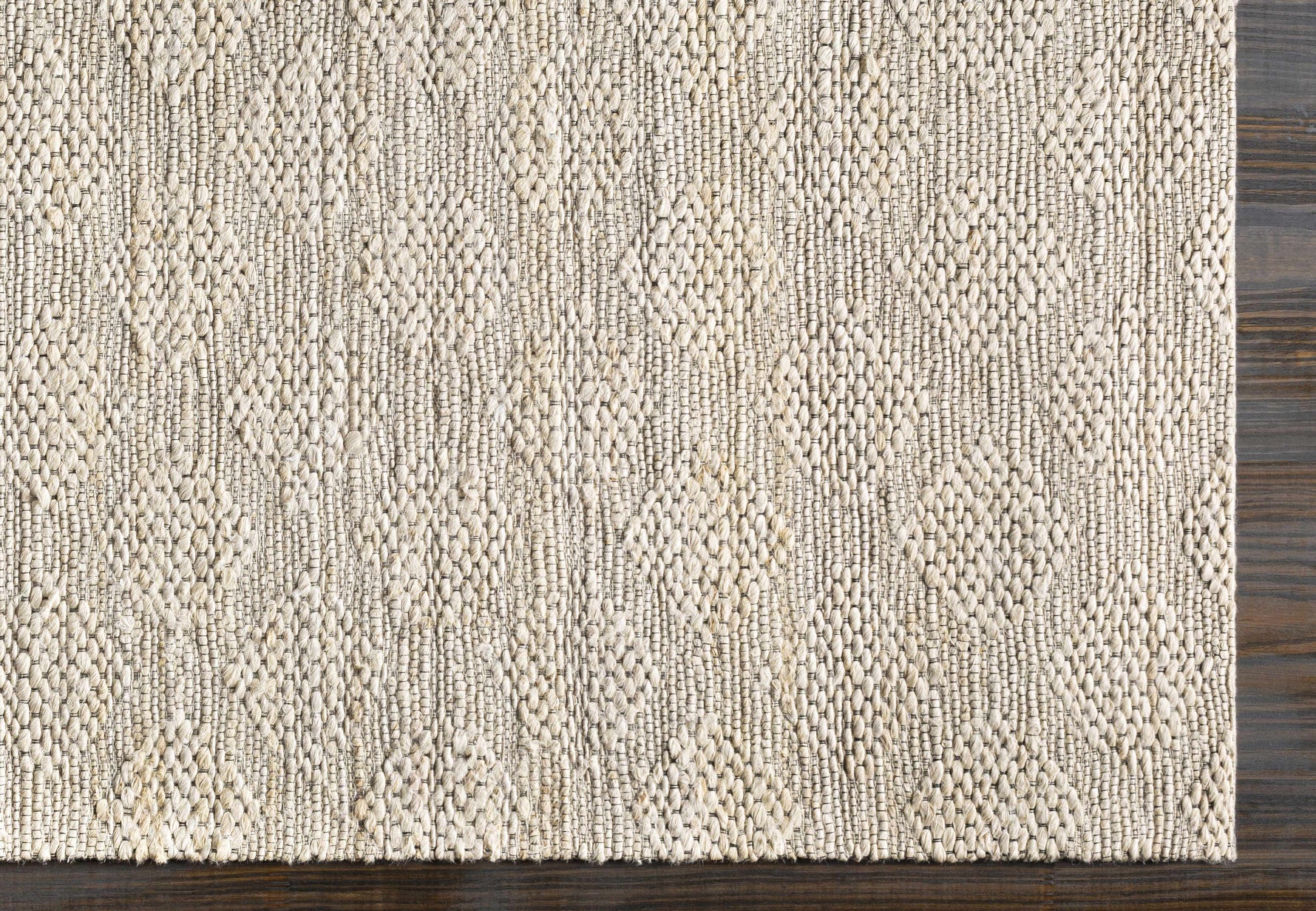 Angaston Beige Hand-Woven Jute Rug - Clearance