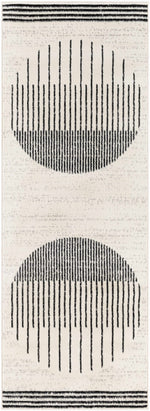Angus Black&White Geometric Area Rug