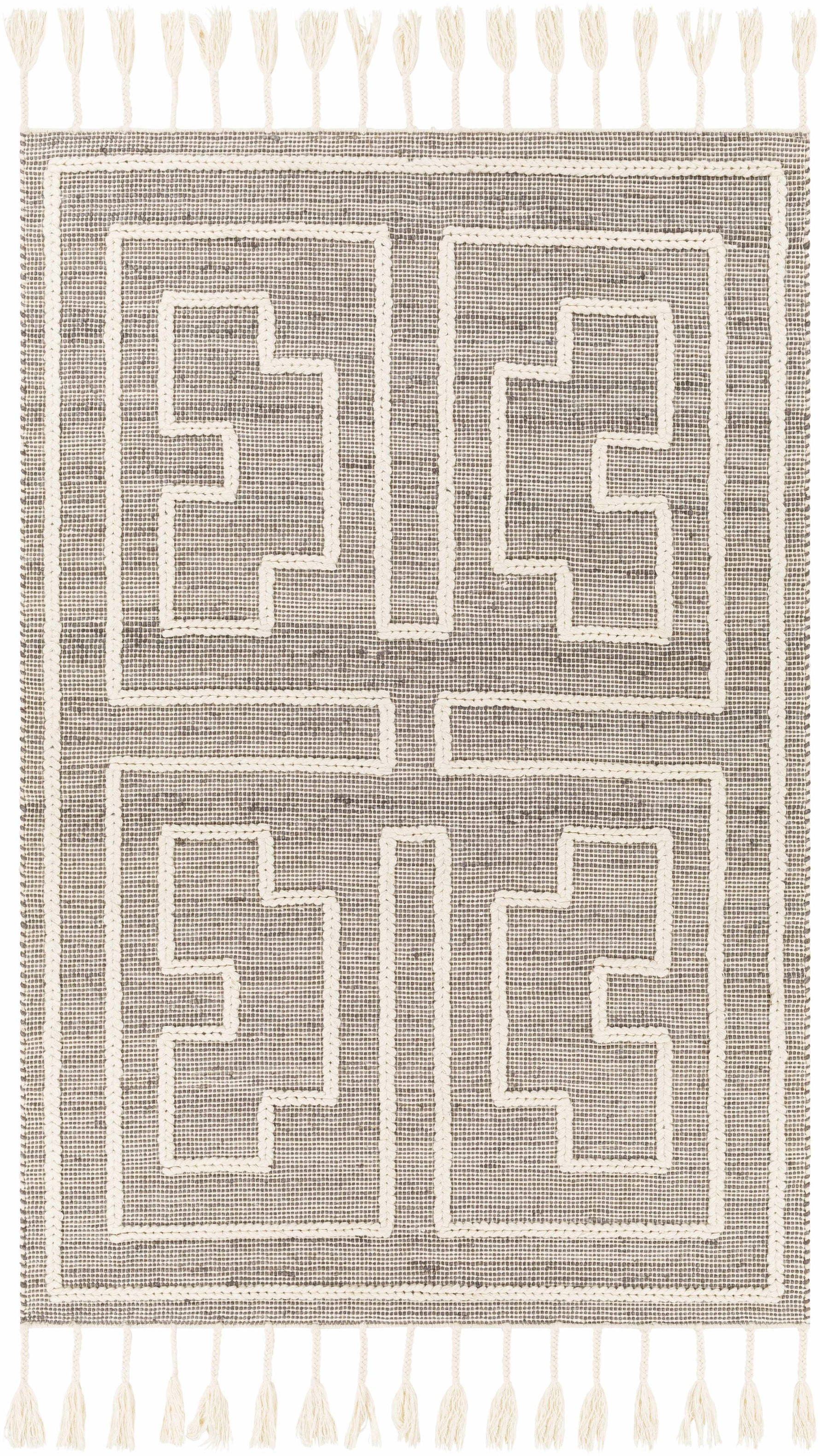Azra Tasseled Jute&Wool Rug - Clearance