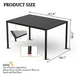 Louver Pergola Aluminium Frame & Louvers