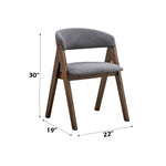Keiki Side Chair Set of 2 - Gray