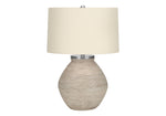 Lighting Table Lamp Concrete Resin Contemporary - Cream
