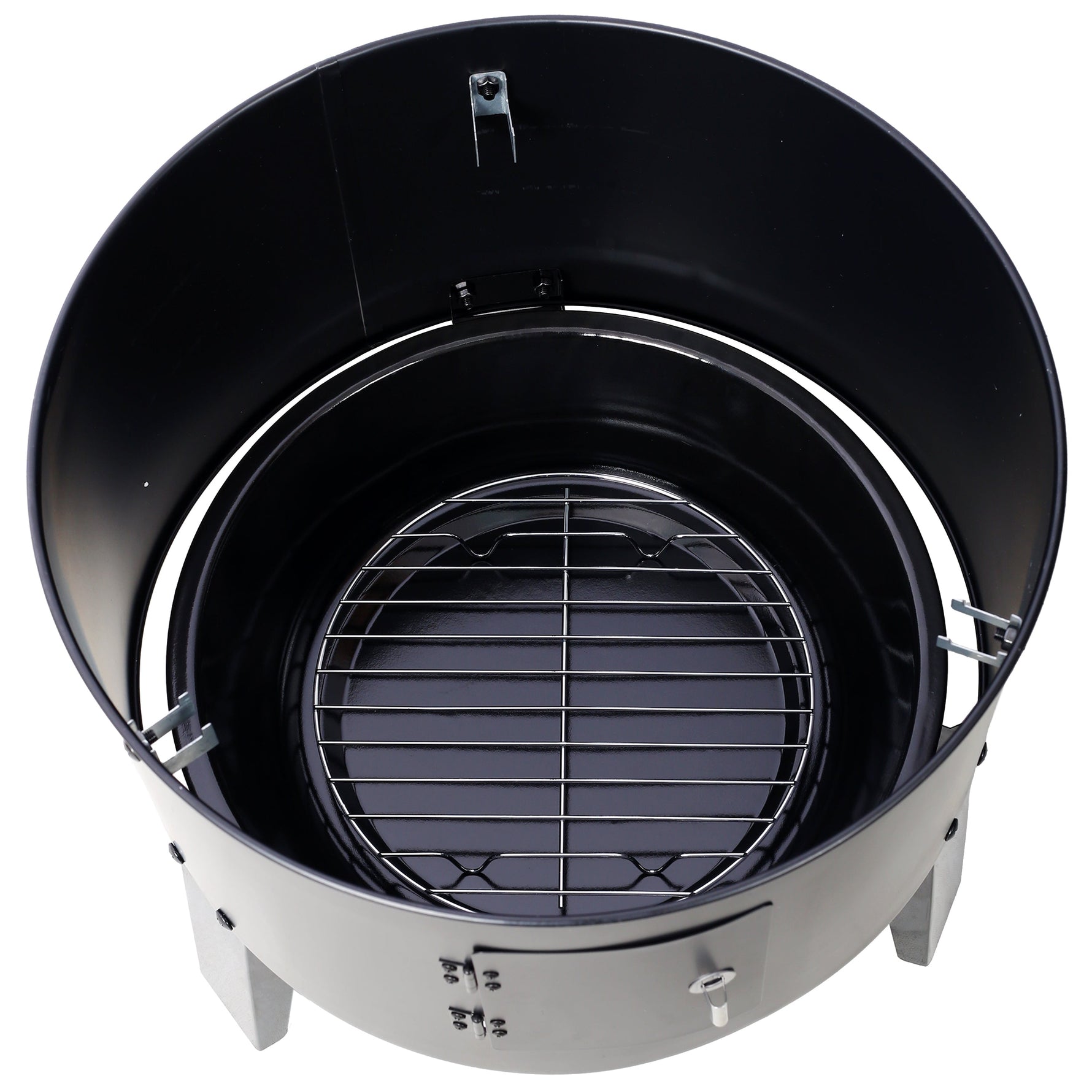 Charcoal Smoker Grill Wood Smoker Grills Outdoor Cooking 16 Inch Portable BBQ