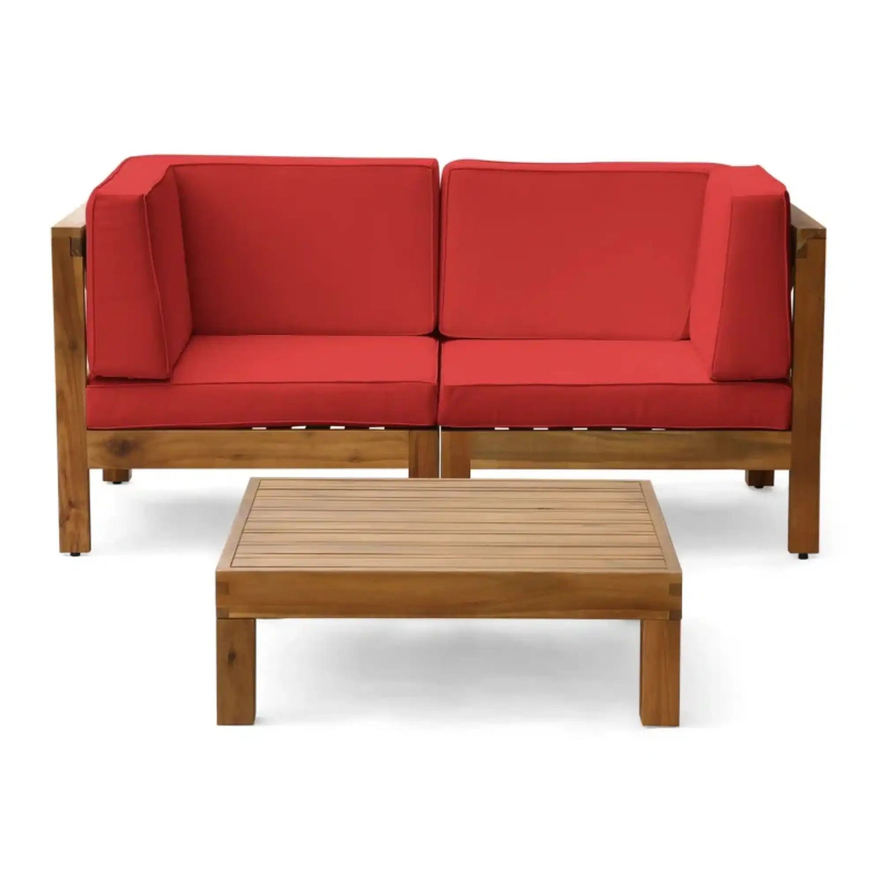 Oana 3 Piece Loveseat Set with Coffee Table