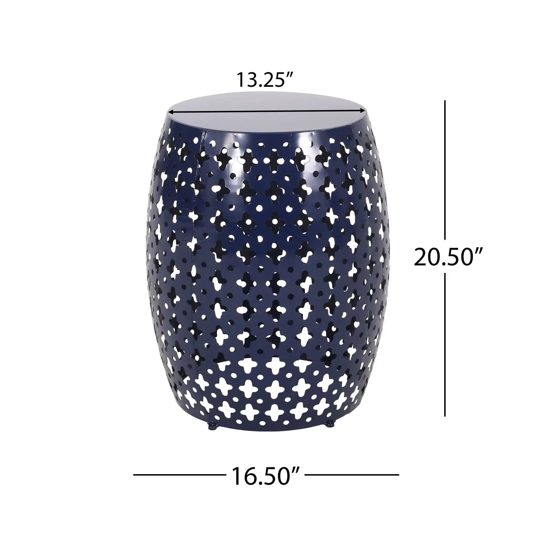 Modern Design Metal End Table Large