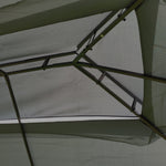 13x10 Outdoor Patio Gazebo Canopy Tent with Ventilated Double Roof and Mosquito Net