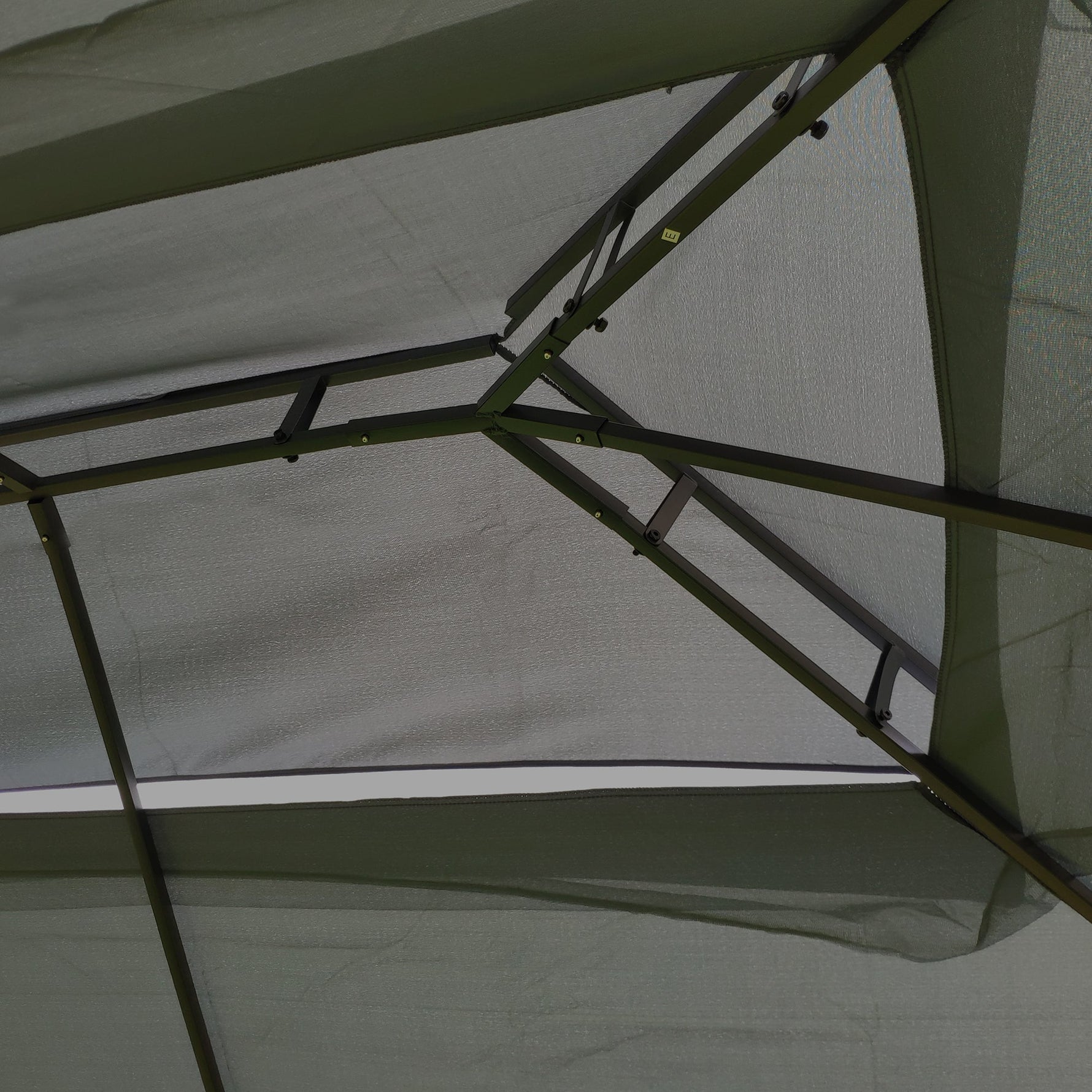 13x10 Outdoor Patio Gazebo Canopy Tent with Ventilated Double Roof and Mosquito Net