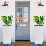 30 in Tall Large Flower Pot Planter with Self-Watering Drainage Holes