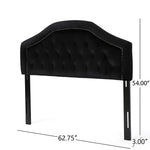 Kaarina Contemporary Tufted Fabric Headboard