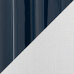 Stella 23" Contemporary Ceramic Table Lamp in Gloss Dark Blue Ceramic with White Shade