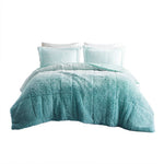 Twin/Twin XL Ombre Shaggy Long Fur Comforter Mini Set