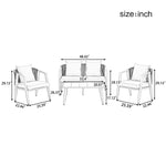 U_STYLE Durable and Comfortable Outdoor Seating Set