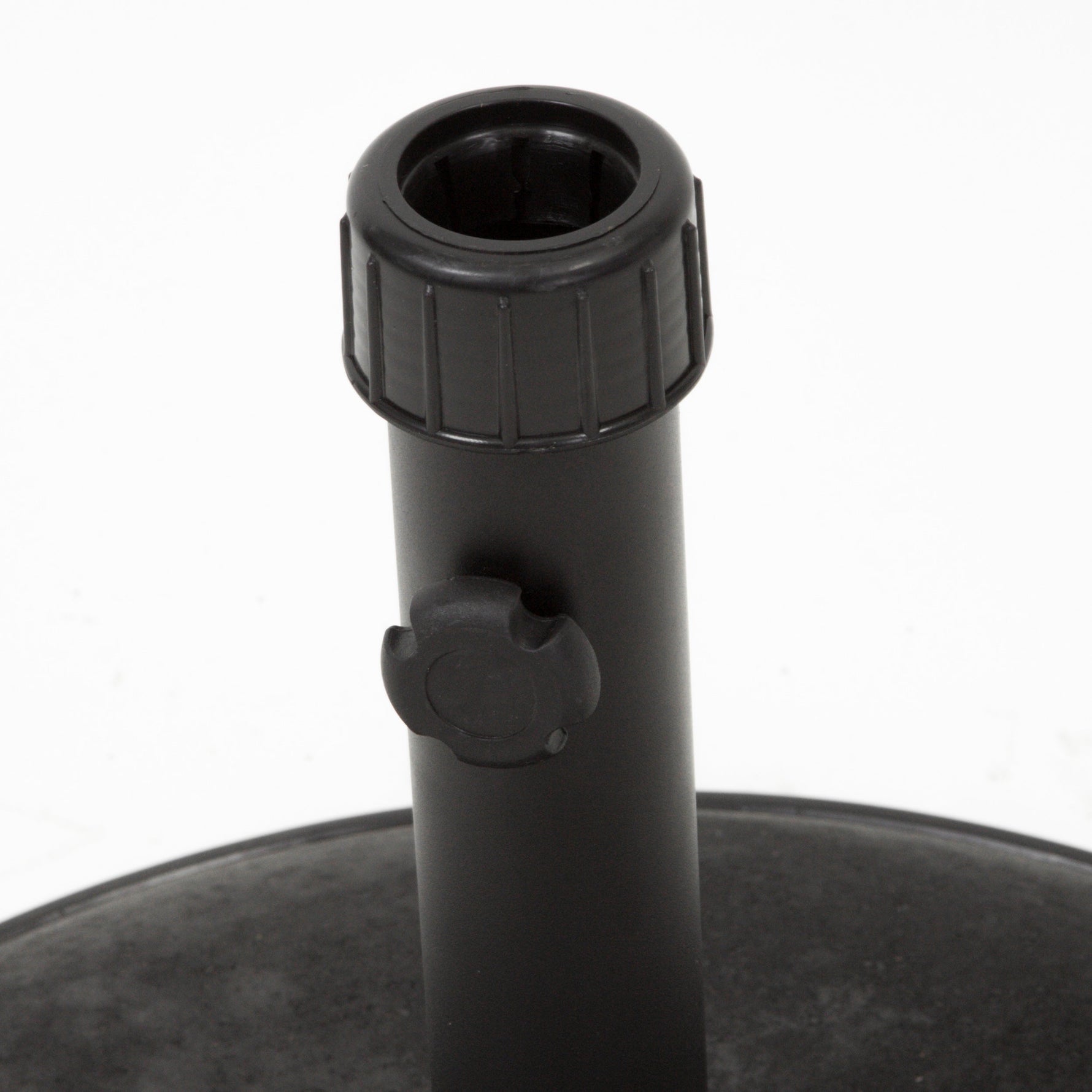 Stylish Concrete Umbrella Base with Iron Support Pole