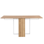TOPMAX Modern Compact 63-inch 5-Piece Extendable Dining Table Set