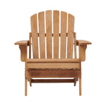 Oversize Wooden Outdoor Folding Adirondack Chair