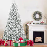 4FT Flocked Christmas Tree with 233 Tips