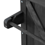 K&K Outdoor Kitchen Island with Rolling Bar Cart and Storage Cabinet