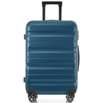 Hardshell ABS Luggage Set 24-Inch Spinner Suitcase with 2 Packing Cubes