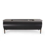 Vernon Rectangle Fire Pit 50,000 BTU - Dark Gray