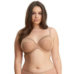 Elomi Matilda Underwire Plunge Bra  Cafe Au Lait  42DD (UK)