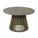 Patio Set Outdoor Acacia Wood Furniture Sets - Modern Club Chair Conversation Sets with Patio Dining Table