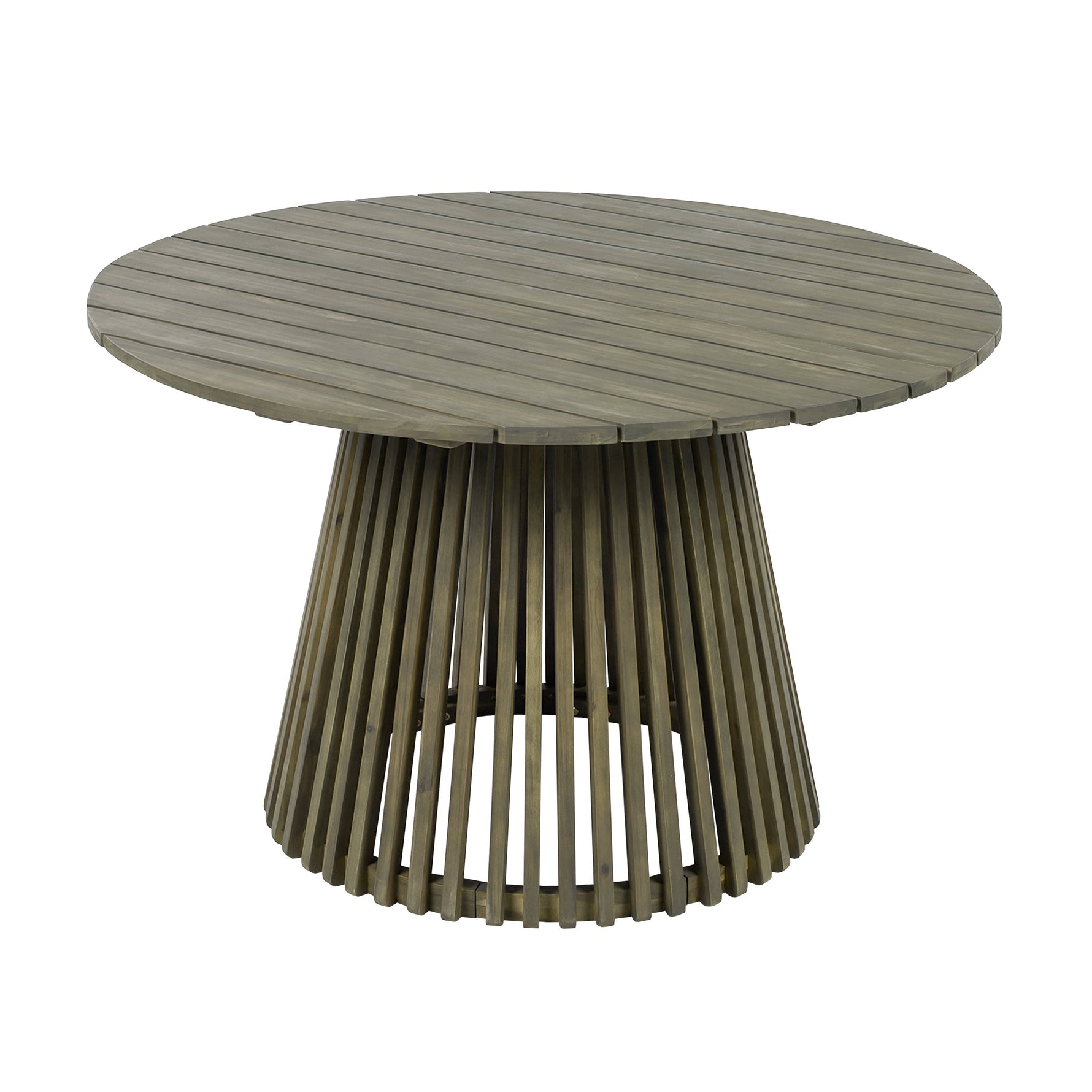 Patio Set Outdoor Acacia Wood Furniture Sets - Modern Club Chair Conversation Sets with Patio Dining Table